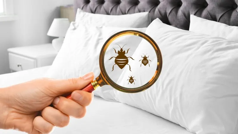 Chambre d'hôtel propre avec lit fait et porte-bagages près de la fenêtre